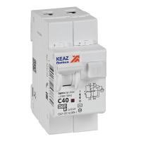 КЭАЗ АВДТ с защитой от сверхтоков OptiDin D63-23C40-AC-У3 (2P, C40, 100mA, 4,5кА)