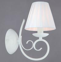 Бра в классическом стиле с абажуром 280/1 белый Eurosvet Severina