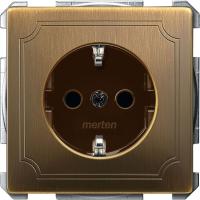 SE Merten SD Античная латунь Розетка 16А с з/к с/шт