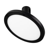 Arlight Светильник ART-APRIORI-PLATO-TURN-R160-12W Warm3000 (BK, 120 deg, 48V) (IP20 Металл, 3 года)