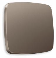 Лицевая панель OMEGA (Темная бронза матовый) для 1-клавишных выключателей QUANT OP6310