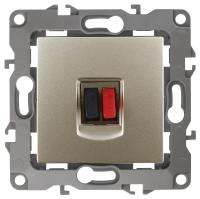 ЭРА 12-3111-04 Шампань Розетка аудио, IP20, 12