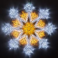 Arlight Фигура ARD-SNOWFLAKE-M12-900x900-720LED White/Warm (230V, 43W) (Ardecoled, IP65)