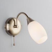 Бра со стеклянным плафоном 30280/1 античная бронза Eurosvet Ginevra