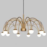 Подвесной светодиодный светильник 90030/10 LED золото Eurosvet Ragno