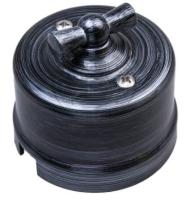 BIRONI Лизетта Пластик Серебряный Выключатель перекрестный 1-кл