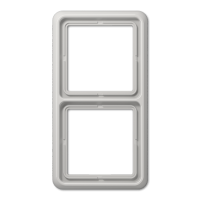 JUNG CD 500 Светло-серая Рамка 2-ая