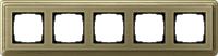 Gira ClassiX Бронза/Бронза Рамка 5-ая