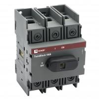 EKF PROxima Рубильник 100A 3P c рукояткой управления для прямой установки TwinBlock