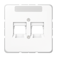 JUNG Крышка для Lucent Technologies (AT&T) гнезд, белый