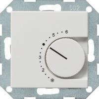 Gira S-55 Бел Терморегулятор с переключающим контактом