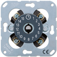 JUNG Таймер механический 2-полюсный макс. 60 мин., 16А/250В, в комплекте со шкалой цвета "антрацит" универсальные встраиваемые механизмы
