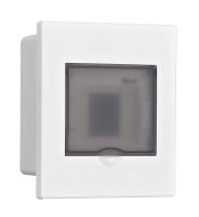 Dekraft Корпус пласт. навесной прозр. дв. 1 ряд 4 мод. IP41 ЩРН-П