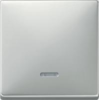 SE Merten SD Сталь Клавиша 1-ая с подсветкой