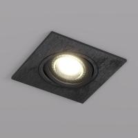 DK3021-BK Встраиваемый светильник, IP 20, 10 Вт, GU5.3, LED, черный, пластик