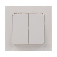 EKF PROxima Стокгольм Белый Выключатель 2-кл, 10А
