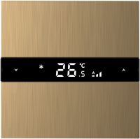 Donel Многофункциональный термостат KNX, матовое золото, DTP5394BG