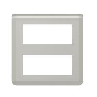 Legrand Mosaiс Рамка - Программа Mosaic - 2х5 модулей - алюминий