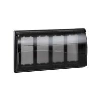 Simon Connect Графит Рамка с крышкой Cima Pro на 4 Сima-модуля