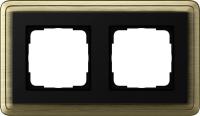 Gira ClassiX Бронза/Черный Рамка 2-ая