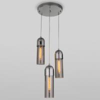 Подвесной светильник с плафонами 50180/3 дымчатый Eurosvet Airon