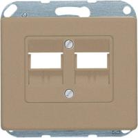 JUNG Крышка для модульных гнезд золотая бронза