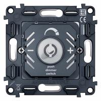 Механизм светорегулятора универсального поворотно-нажимного 25-600W/LED 5-300W QUANT VM136