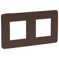 SE Unica Studio Шоколад/Антрацит Рамка 2-ная