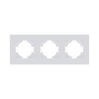 Рамка 3-постовая, белый матовый Kollinger Eleganz Plex EP3WM