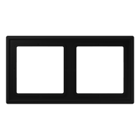 JUNG LS Zero Черный матовый Рамка 2-ая