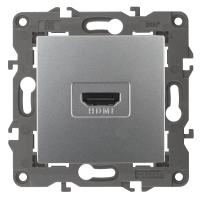 ЭРА 14-3114-03 Elegance Алюминий Розетка HDMI