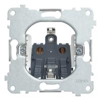 Механизм розетки 2к+з с безвинтовым подключением (32130)