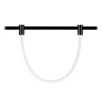 Arlight Светильник ART-APRIORI-TUBE-ELASTIC-R38-L1000-8W Warm3000 (BK, 360 deg, 48V) (IP20 Металл, 3 года)