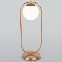 Настольная лампа с круглым плафоном 01138/1 золото Eurosvet Ringo