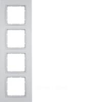 Berker B.7 Алюминий Рамка 4-местная