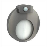 Zamel Светильник MUNA Сталь/Хол.бел. в монт.коробку, 230V AC с датчиком движения