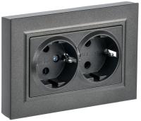 IEK BRITE Роз. 2-я с з/к без з/ш 16А в сб. РС12-3-БрТБ бр.