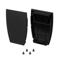 Arlight Заглушка LINE-5075-U-HONEYCOMB BLACK глухая (Металл)