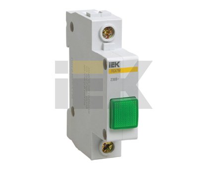 IEK KARAT Сигнальная лампа ЛС-47М (зеленая) (матрица)