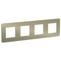 SE Unica Studio Бронза/Белая Рамка 4-ная