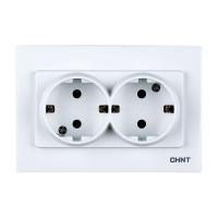 CHINT Двойная телефонная розетка 4 контактная