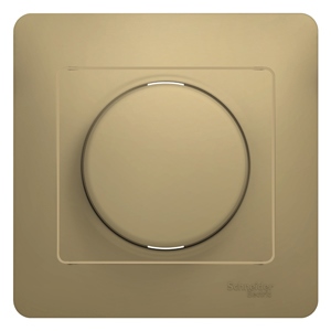 SE Glossa Титан Светорегулятор (диммер) поворотный, 300Вт (в сборе с рамкой)