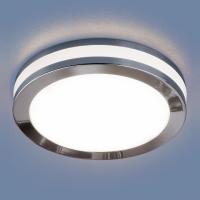 Встраиваемый светодиодный светильник хром DSKR80 5W 4200K Elektrostandard Aster a049512