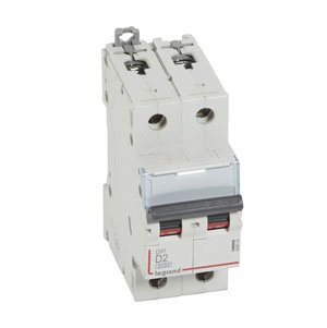 Legrand DX3 6000 Автоматический выключатель 10кА 2P 230/400В 2А 2 мод (D)