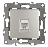 ЭРА 12-3107-15 Перламутр Розетка информационная RJ45, IP20, 12