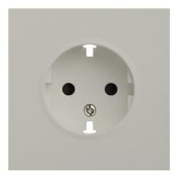 Лицевая панель для розетки 2к+з, лен (35632 LN)