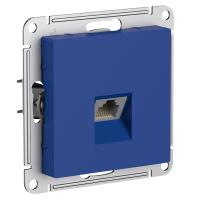 SE AtlasDesign Аквамарин Розетка компьютерная RJ45, кат. 6A, механизм