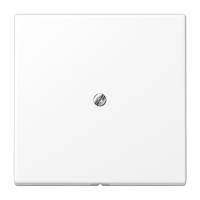 JUNG LS 990 Белый матовый Кабельный вывод с разгрузкой натяжения