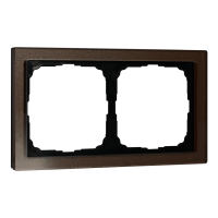 Systeme Electric ArtGallery Pure Органическое стекло Мокко Рамка 2-ая