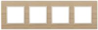 ЭРА 14-5304-11 Elegance Клен/сл.кость Дерево Рамка 4-ая